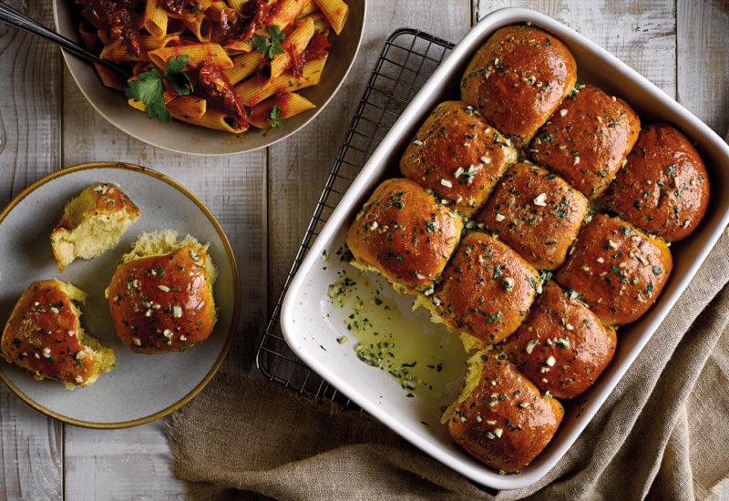brioche sliders garlic bread