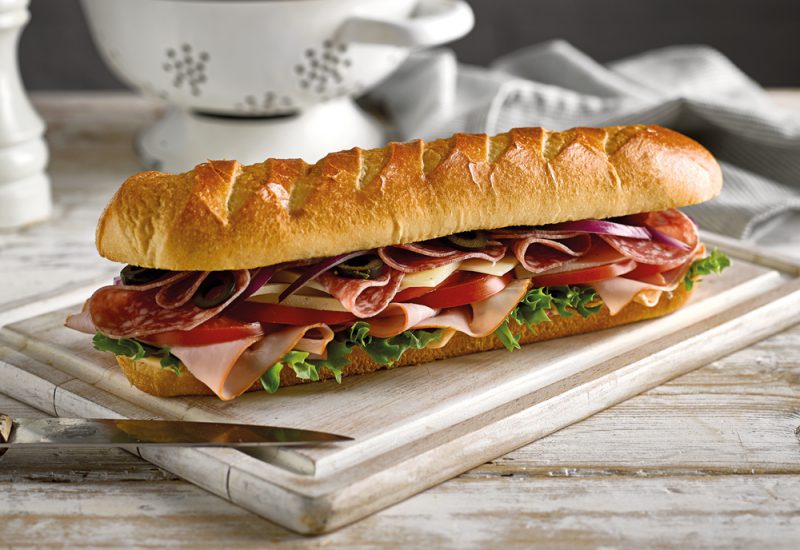 deli BMT brioche baguette